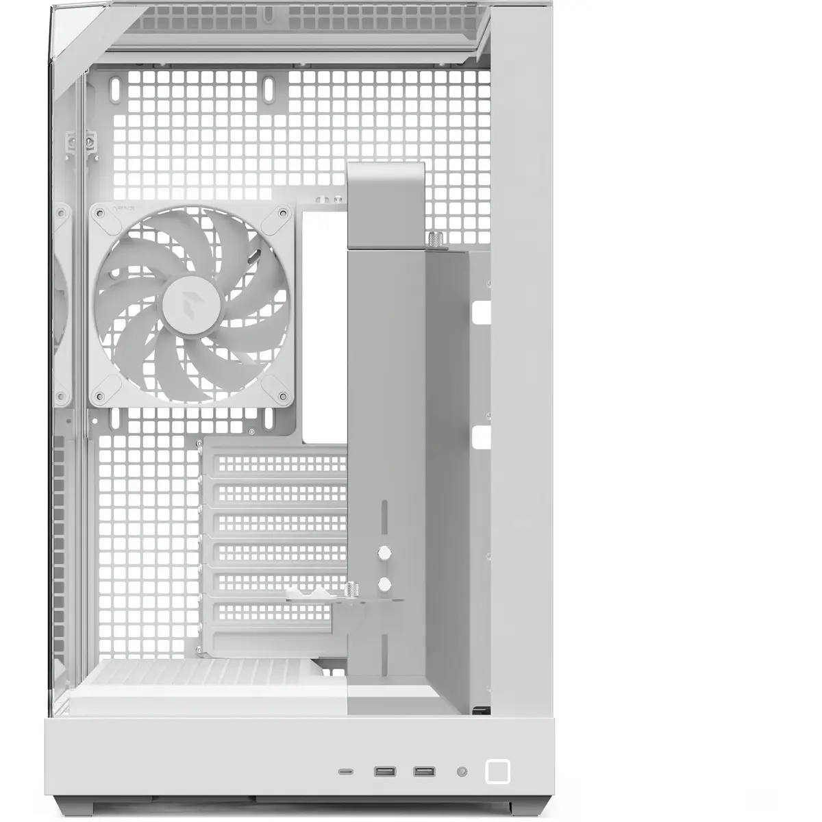 APNX Tower V2 — белый корпус, закалённое стекло x3 Photo 3