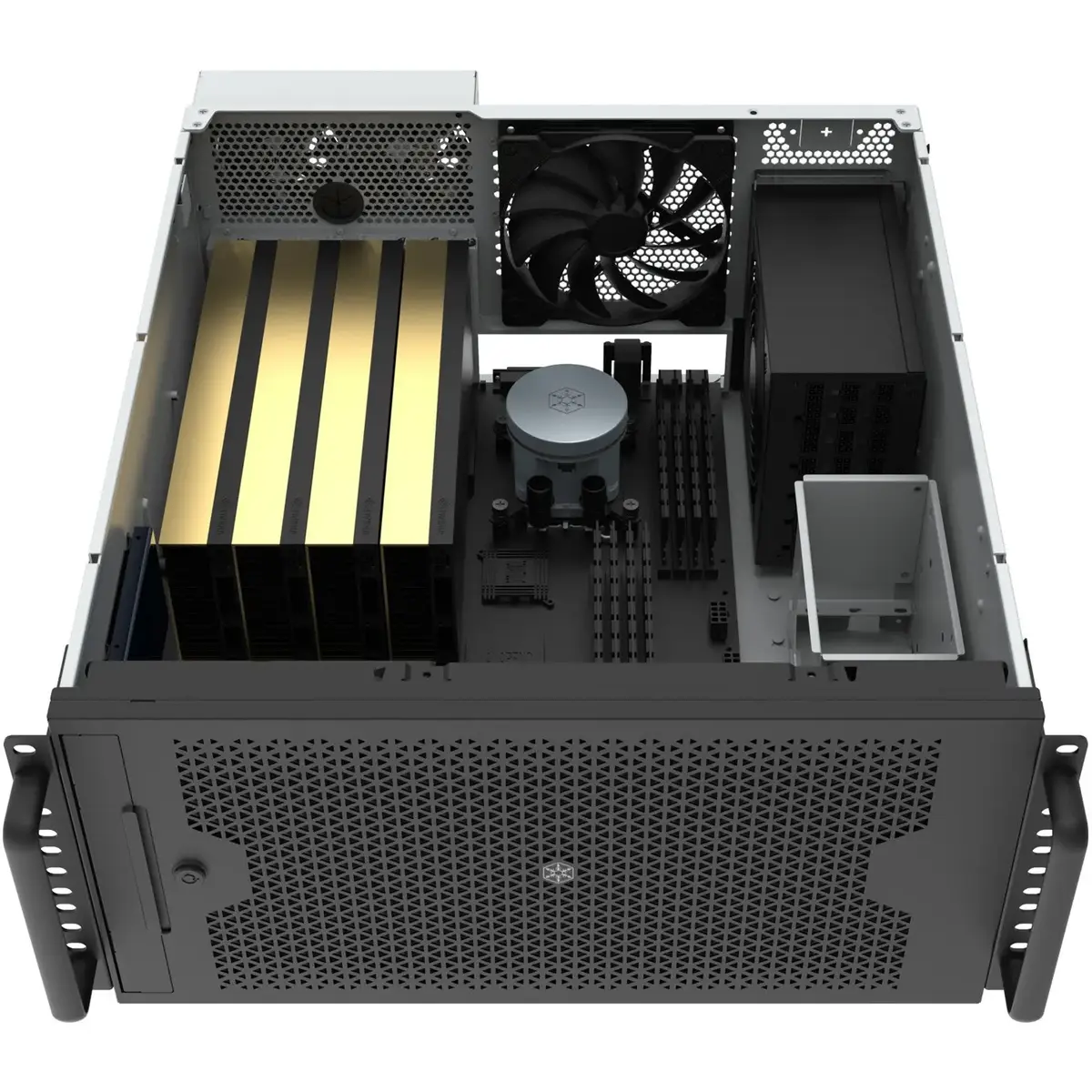 SILVERSTONE RM53-502 plauktu korpuss Photo 5