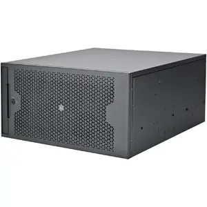 SILVERSTONE rack case RM53-502 — 19" server rack chassis, black