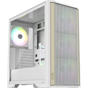 Tower PC Case RAIJINTEK AGOS MAX-MS4 White with Tempered Glass