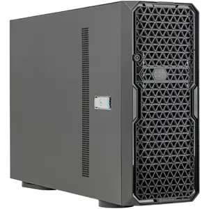 SILVERSTONE WS380-E NAS case (black) – compact tower for server/NAS systems