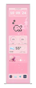 HYTE Y70 Touch Display Upgrade Strawberry Milk displejs Midi Tower korpusam 14.5 collas skārienekrāns rozā