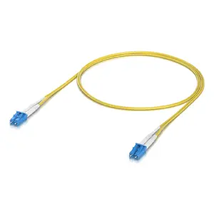 Волоконный патч‑шнур UBIQUITI OS2 Duplex LC–LC UPC, желтый, 1 м