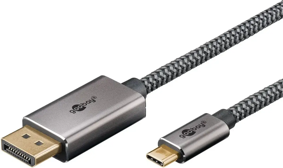 GOOBAY USB-C uz DisplayPort kabelis 4K@60Hz 2 m Photo 2