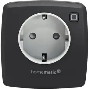 Switching socket HomeMatic HmIP-PS-2-A anthracite – smart plug for remote control and automation