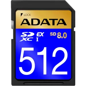 Memory card ADATA SDXC Premier Extreme SD8.0 512 GB — SD Express, UHS-I U3, Class 10, V30
