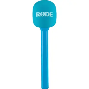 Петличный/ручной микрофон Rode Microphones Interview GO — синий, в комплекте адаптер