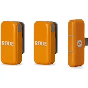 Wireless Microphone Rode Wireless Micro USB-C, orange, model WIMICROCORA