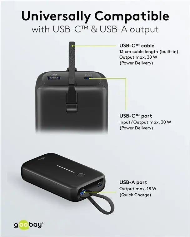 Power bank GOOBAY 20,000 mAh 30W Photo 6