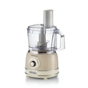 Food processor ARIETE 1781CR Vintage Beige — 1000 W motor, 1.2 L bowl, multifunction