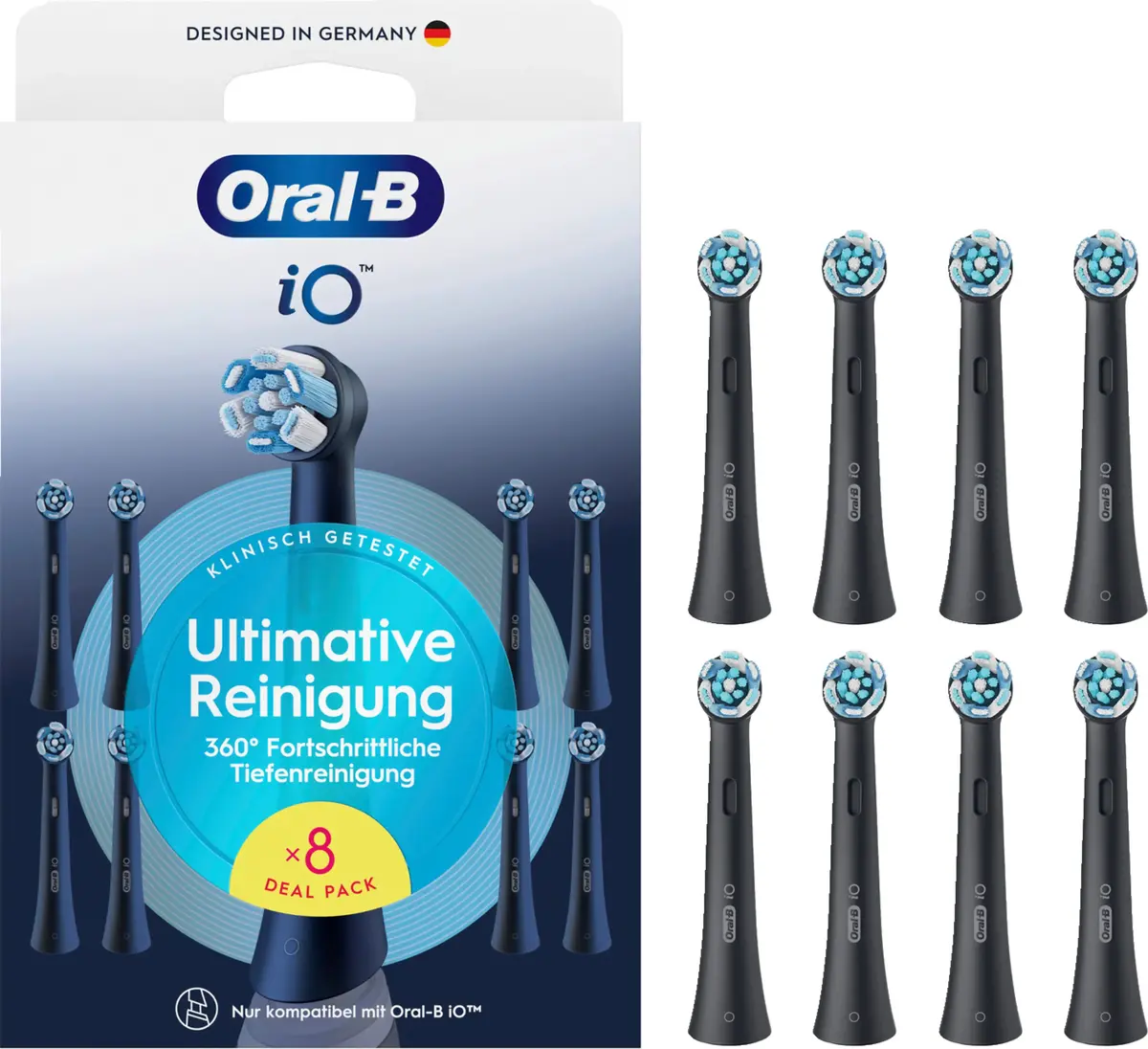 Oral-B iO Ultimate Clean Replacement Toothbrush Heads 8-Pack Photo 3