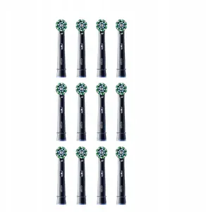 Replacement Brush Heads Oral-B Pro CrossAction — Pack of 12, compatible with Oral-B electric toothbrushes