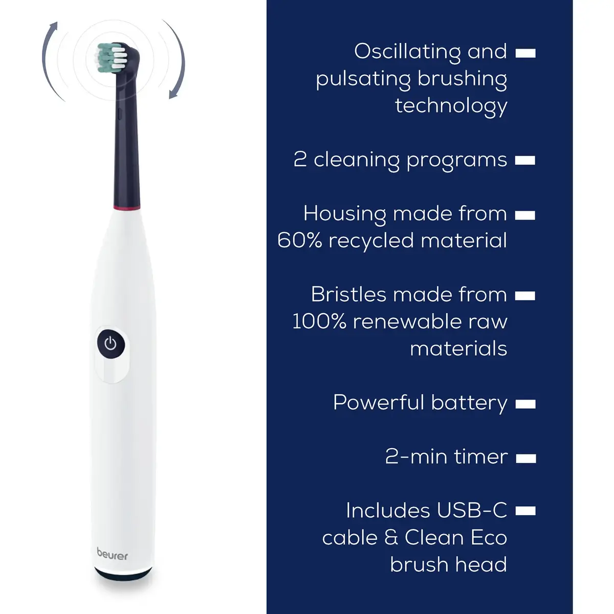 Beurer TB 15 Green Planet electric toothbrush Photo 3