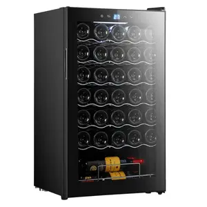 Vīna ledusskapis CECOTEC Bolero GrandSommelier 34030, melns, modelis 2715