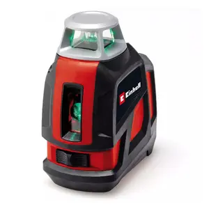 EINHELL TE-LL 360 G krusteniska līniju lāzera ierīce ar zaļu un sarkanu līniju, melna — modelis 2270119