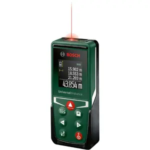 Лазерный дальномер Bosch UniversalDistance 50 — дальность 50 м, зелёно-чёрный, защитный чехол