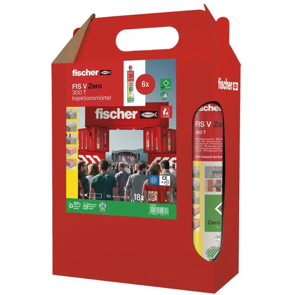 Инъекционный раствор FISCHER FIS V Zero 300 T 6×300 мл Photo 2