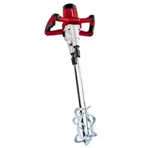 Миксер для краски и раствора EINHELL TE-MX 1600-2 CE Twin, 1600 Вт, красно/черный