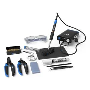 Soldering Tool Set iFixit Fixhub Power Series Soldering Iron 100W USB-C with Power Station Black/Blue