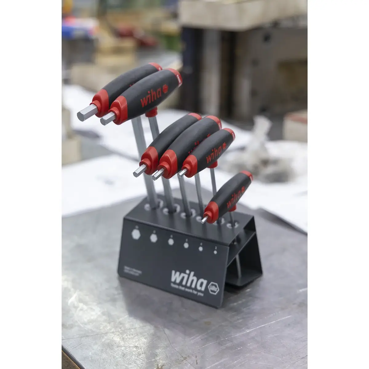 Hex Key Set wiha ComfortGrip T-Handle 6-piece Photo 2