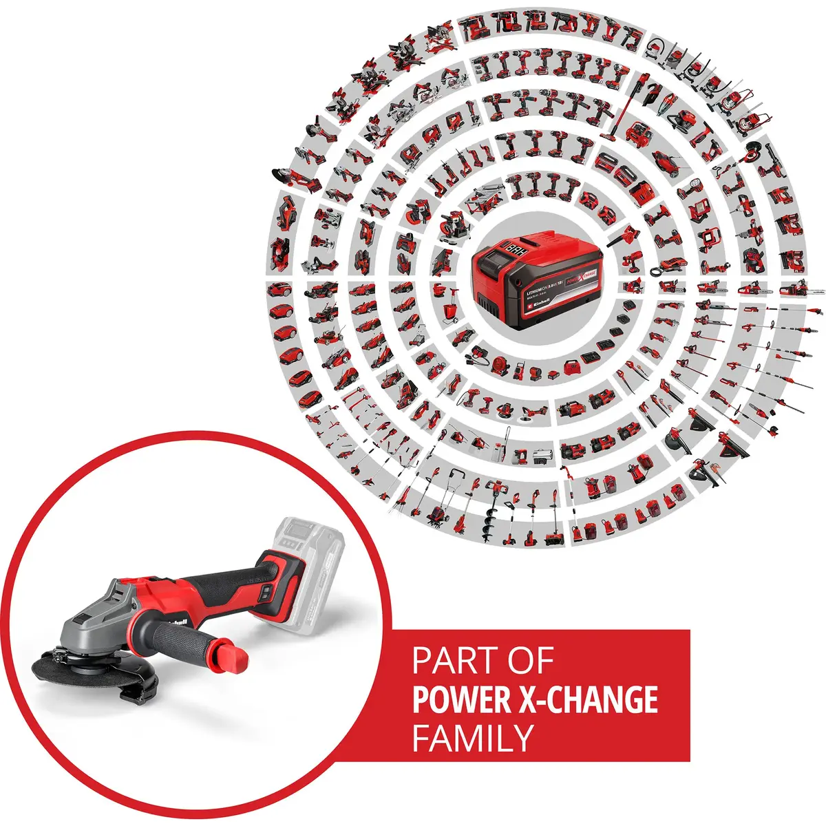 EINHELL AXXIO 18/125 bezvadu slīpmašīna Photo 6