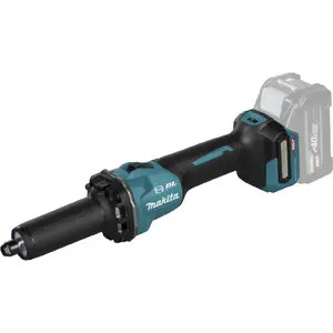Аккумуляторная прямая шлифмашина Makita GD001GZ XGT 40В (без батареи и зарядного, черно‑синяя)