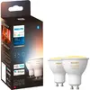 Philips Hue White Ambiance GU10 twin pack with Bridge Photo 4