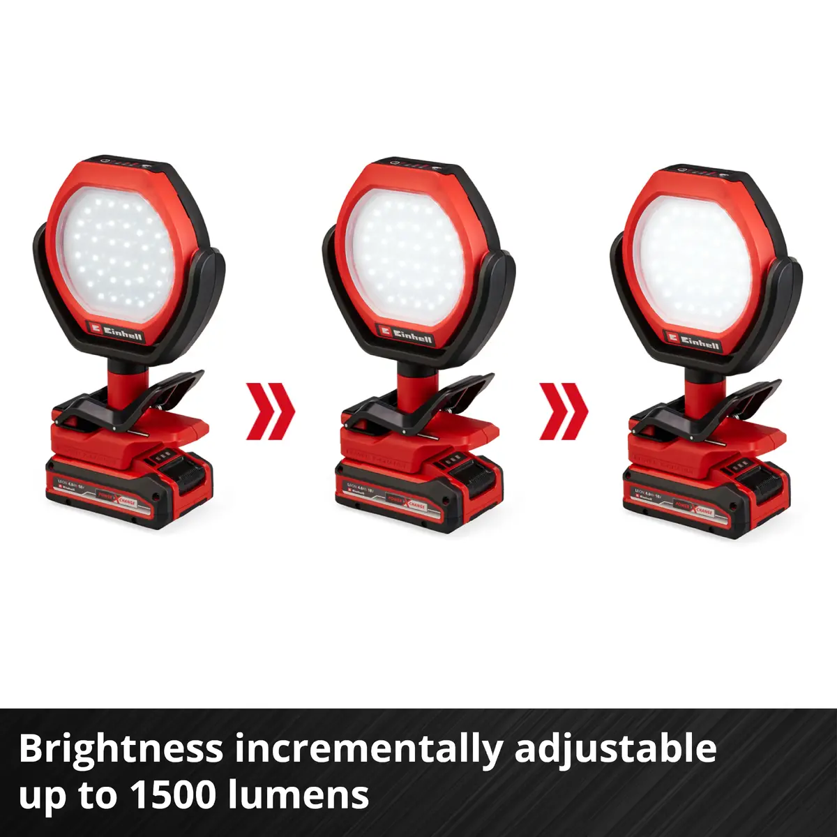 EINHELL GC-OL 18/1500 Li‑Solo беспроводной уличный LED‑светильник Photo 6