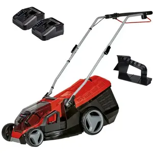 Cordless lawnmower EINHELL GE-CM 36/36 Li M Solo 36V (2x18V) red/black without battery and charger