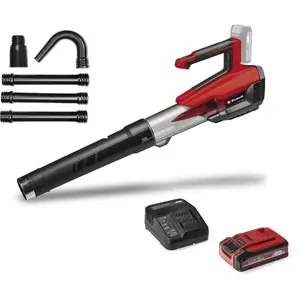 Cordless Leaf Blower EINHELL Professional GP-LB 18/200 LI with 4.0 Ah Li‑Ion Battery and Gutter Cleaning Set