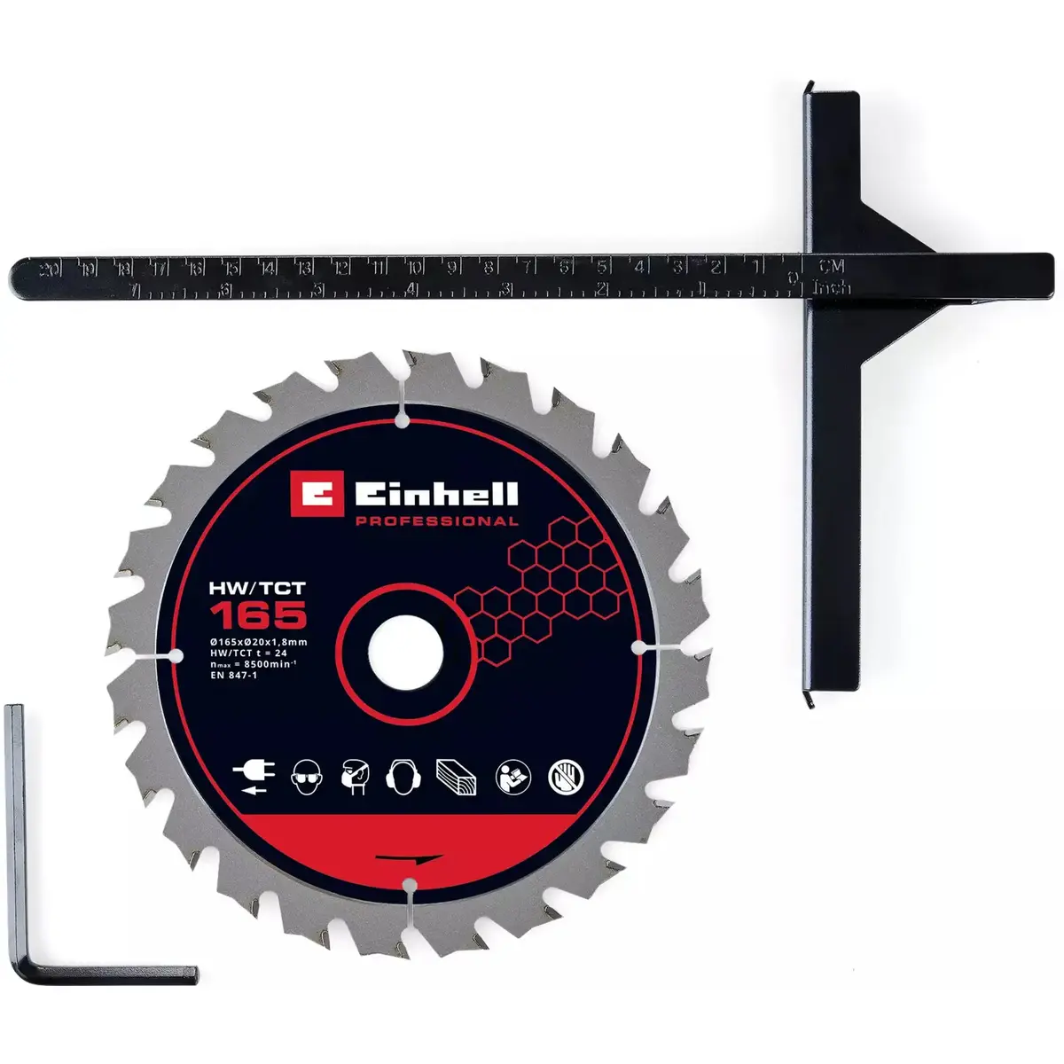 EINHELL Professional TP-CS 18/165 Li BL cordless circular saw Photo 3