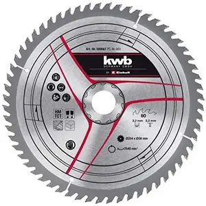 Circular saw blade EINHELL 254 x 30 mm, 3.2 mm thickness, 60 teeth, carbide-tipped (HM) for sliding crosscut/miter and table saws