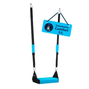 Swing seat HUDORA Comfort small — children's swing seat, blue/black, model 72180