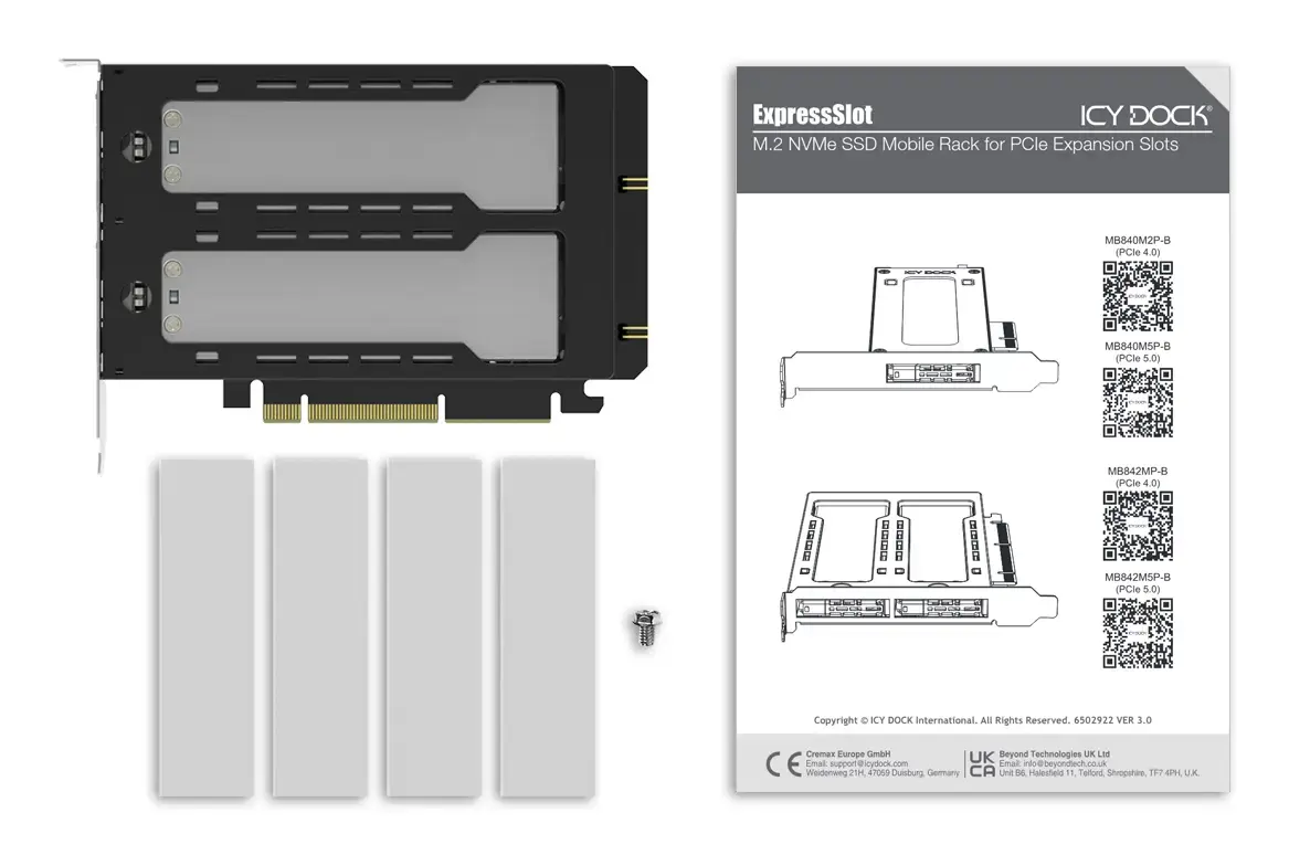 Icy Dock ExpressSlot Elite MB842MP-B карта-интерфейс Photo 7