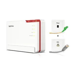 Router FRITZ 5690 Pro — fiber optic and DSL, Wi‑Fi 6, mesh-capable, VoIP