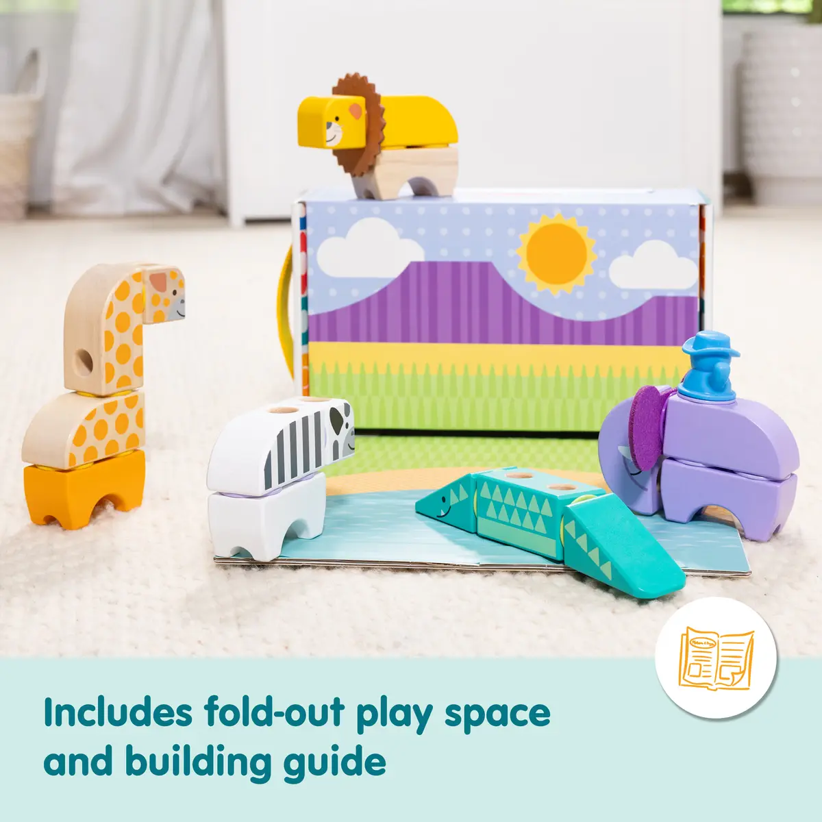 Конструктор Melissa & Doug Blockables Safari Photo 6