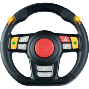 Steering wheel toy Simba‑Dickie BIG Sound black/red – interactive sound features, battery powered