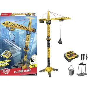 Toy RC Crane Simba‑Dickie Dickie RC Titan Crane, remote‑controlled construction vehicle, model 203729023