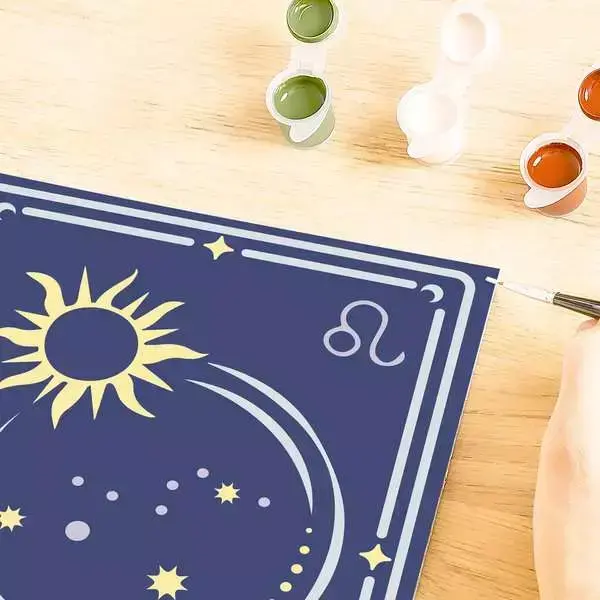 Ravensburger CreArt painting kit Zodiac Leo 23743 Photo 7