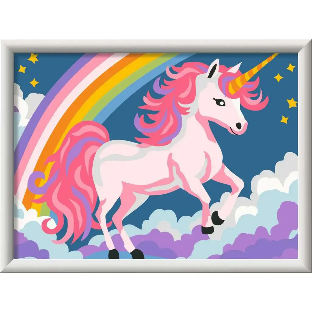 Ravensburger CreArt Розовый единорог набор по номерам Photo 2