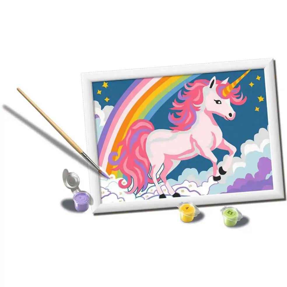 Ravensburger CreArt Розовый единорог набор по номерам Photo 3