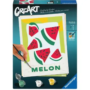 Набор для раскрашивания по номерам Ravensburger CreArt – Дыни, Ravensburger 25516