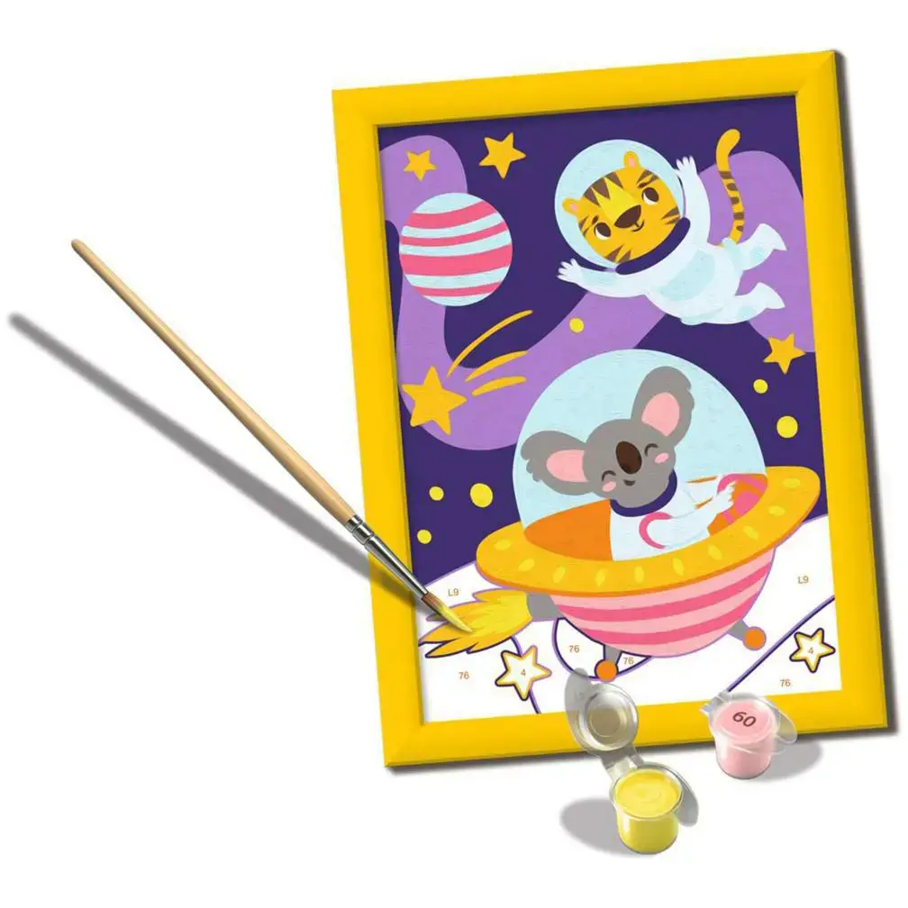 Ravensburger CreArt paint-by-numbers «Animals in Space» Photo 3