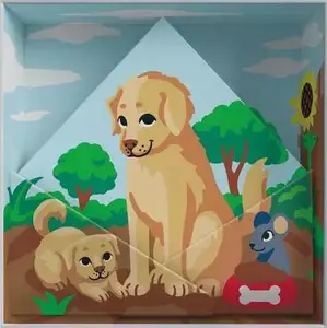 Набор для рисования Ravensburger CreArt Do it together - собаки, совместное творчество