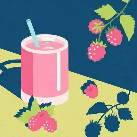 Ravensburger CreArt gleznošanas komplekts — Mocktail Raspberry Photo 2
