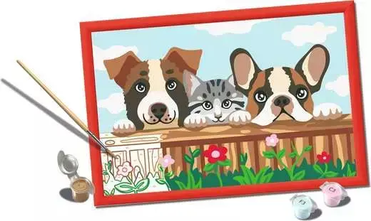 Ravensburger CreArt набор для рисования — собаки и кошки Photo 3