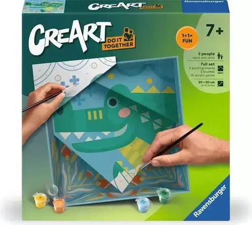 Ravensburger CreArt Do it together – набор Крокодил Photo 2