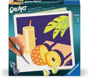 Набор для рисования Ravensburger CreArt Mocktail Pineapple, модель 25560 — холст по номерам