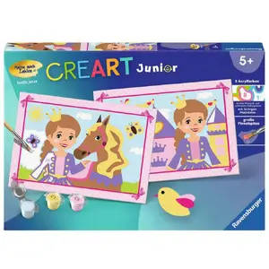 Ravensburger CreArt Junior Little Princess painting set for children – creative painting activity