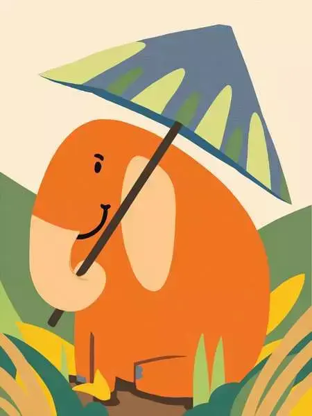Ravensburger CreArt Hello Elephant painting kit Photo 2